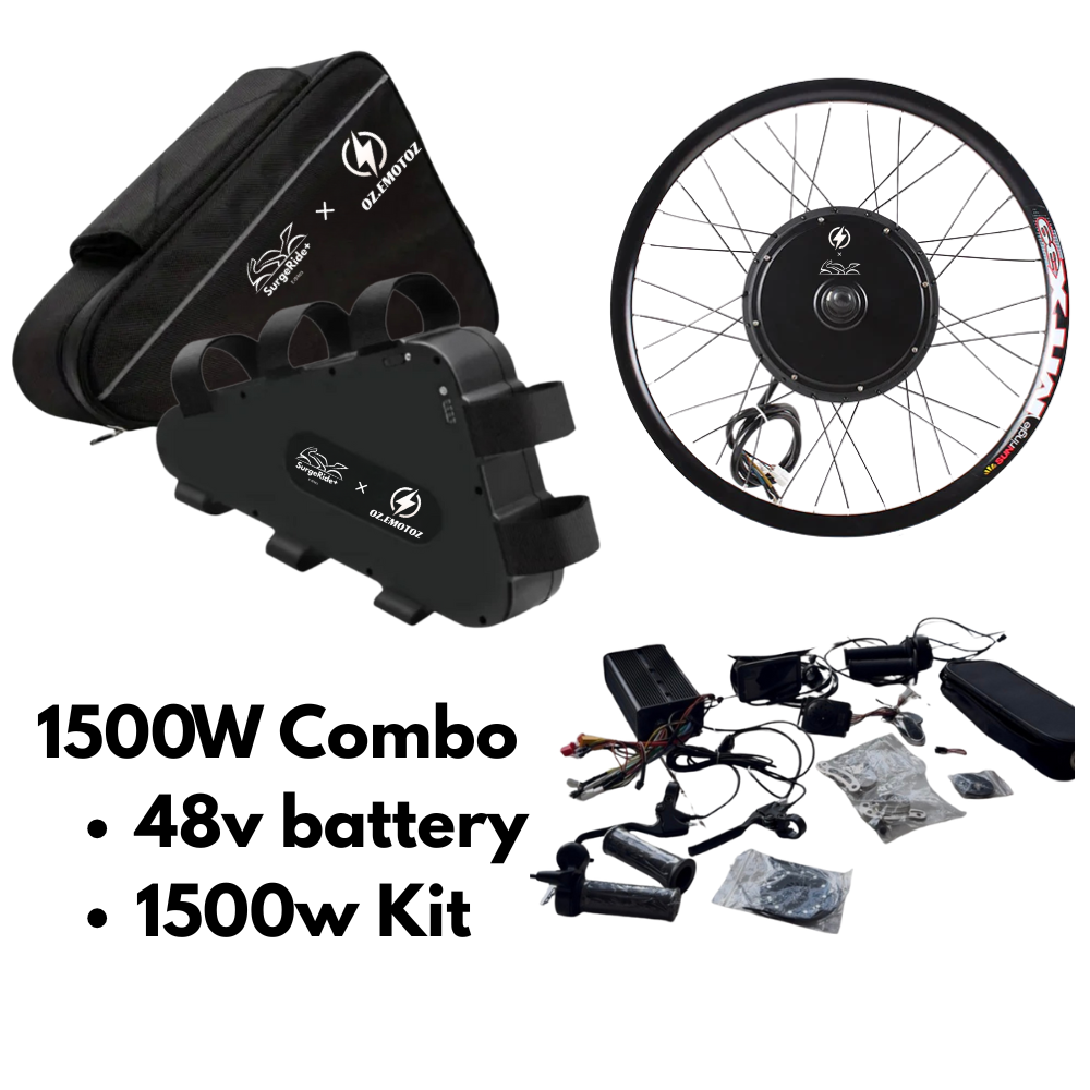 SurgeRide x OzEmotoz 1500w Motor and Battery Combo