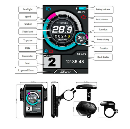 UKC1 display (JST-SM 5 PIN)