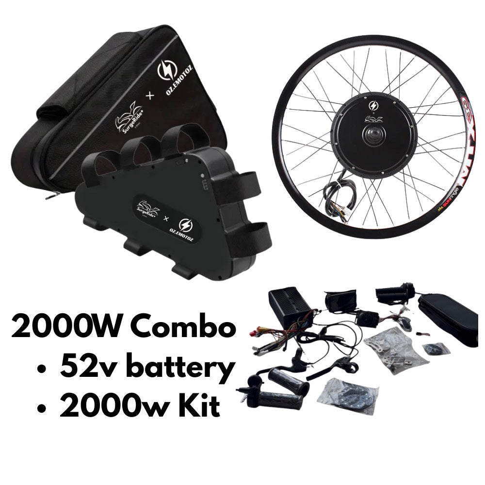Surgeride x OzEmotoz 2000w 52v Motor and Battery Combo